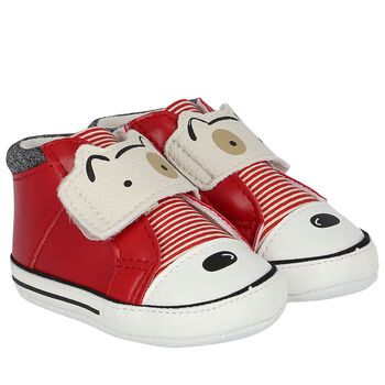 Baby Boys Red Puppy Pre Walker Shoes