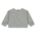 Younger Girls Grey & White Logo Skirt, 1, hi-res