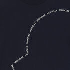 تيشيرت بالشعار باللون الكحلي للأولاد, 1, hi-res