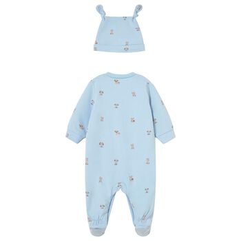 طقم ملابس أطفال للأولاد بتصميم جرو أزرق