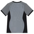 Boys Grey & Black Logo T-Shirt, 1, hi-res