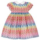 Younger Multi-Coloured Zig Zag Dress Set, 1, hi-res
