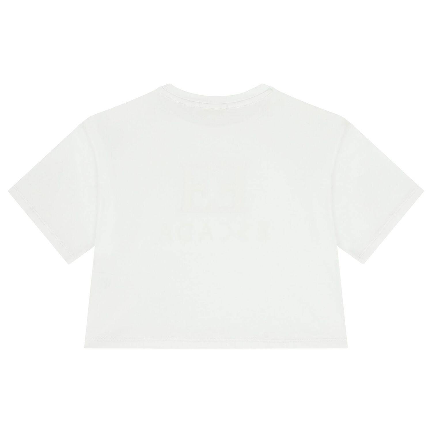 Girls White Logo T-Shirt, 1, hi-res