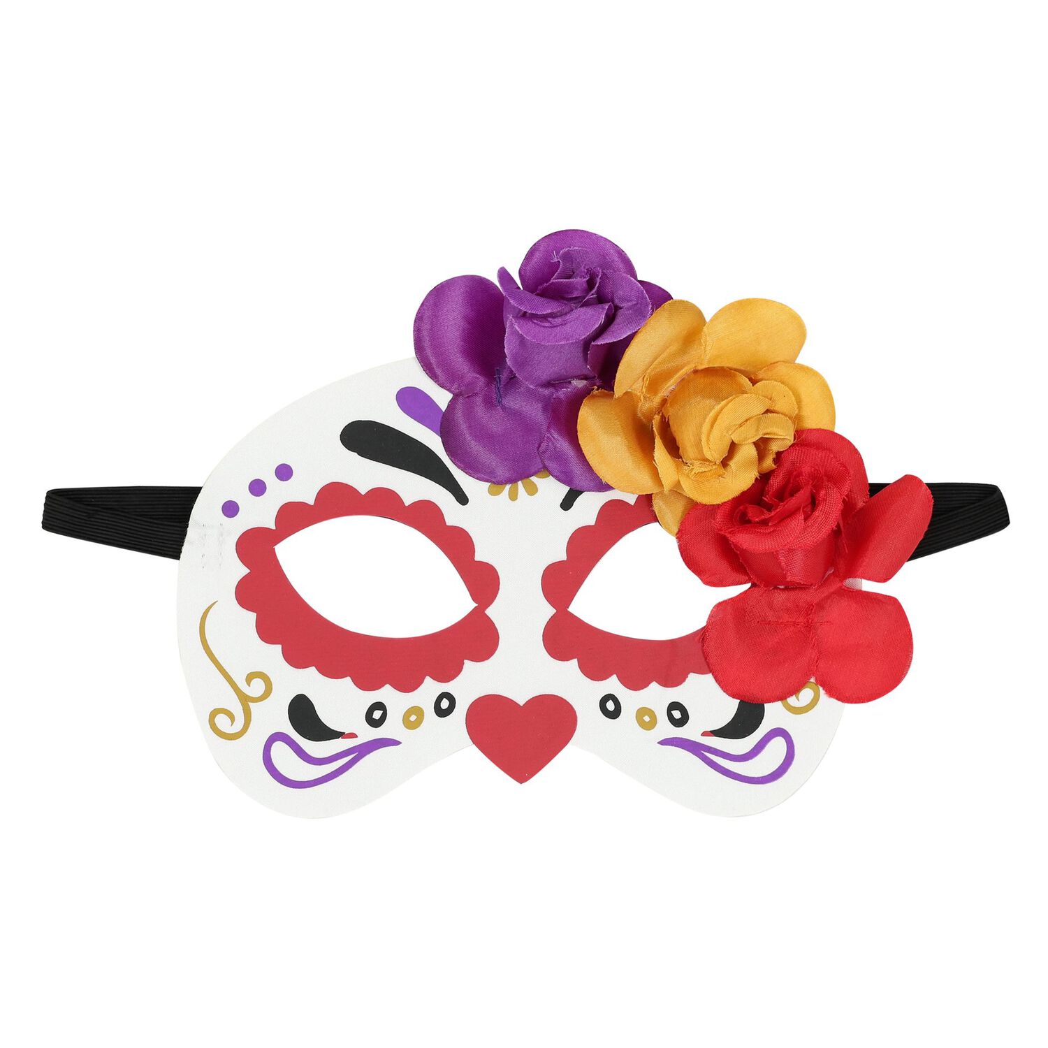 Girls Black Halloween Dia De Los Muertos Costume, 1, hi-res image number null