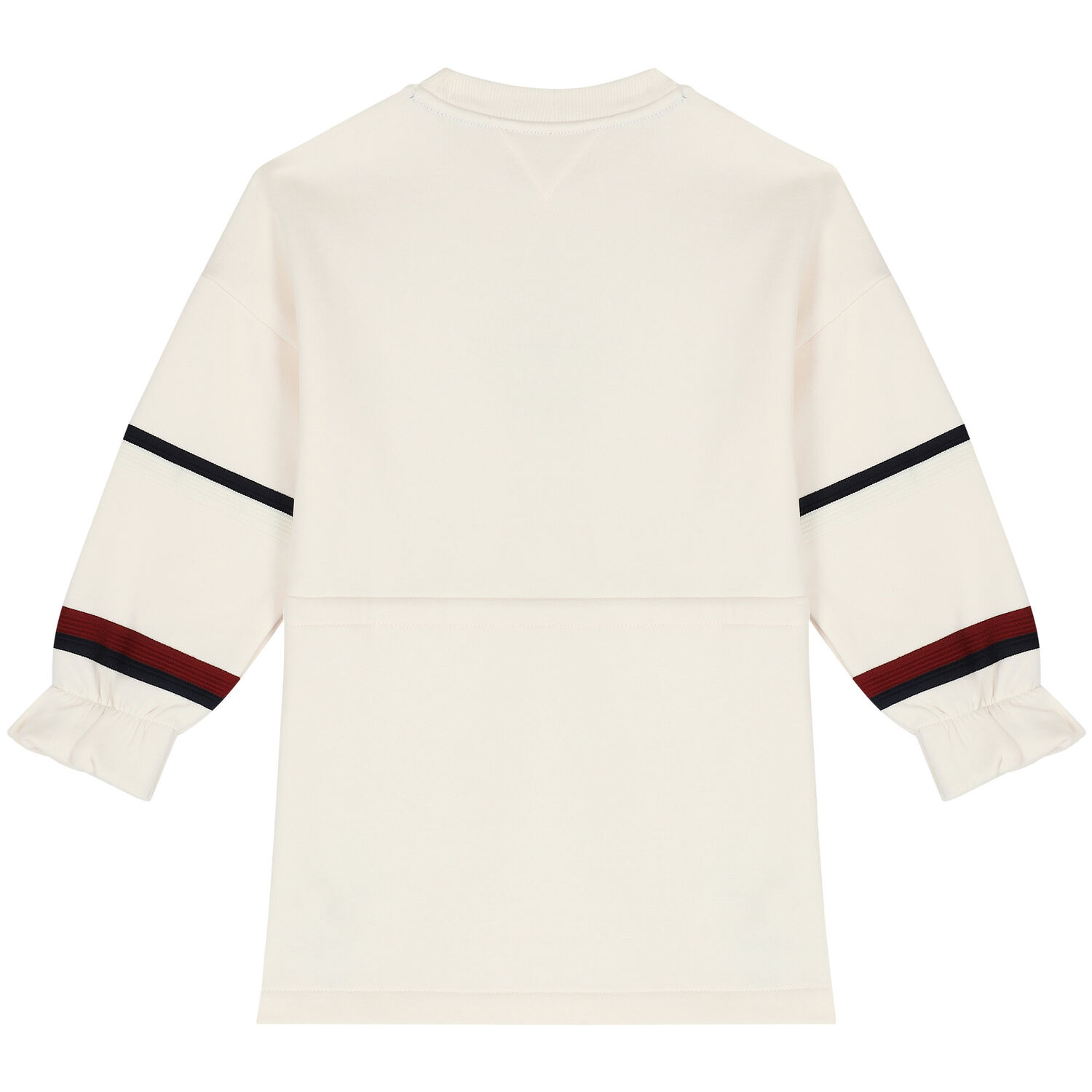 فستان سويت شيرت بالشعار باللون العاجي, 1, hi-res image number null