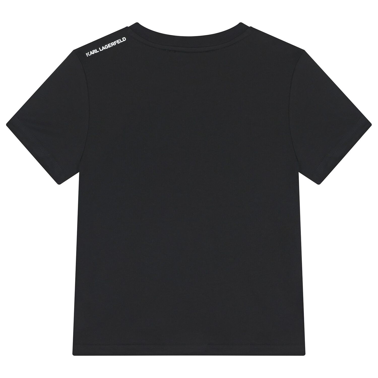 Boys Black Logo T-Shirt, 1, hi-res