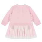Younger Girls Pink Logo Dress Set, 1, hi-res
