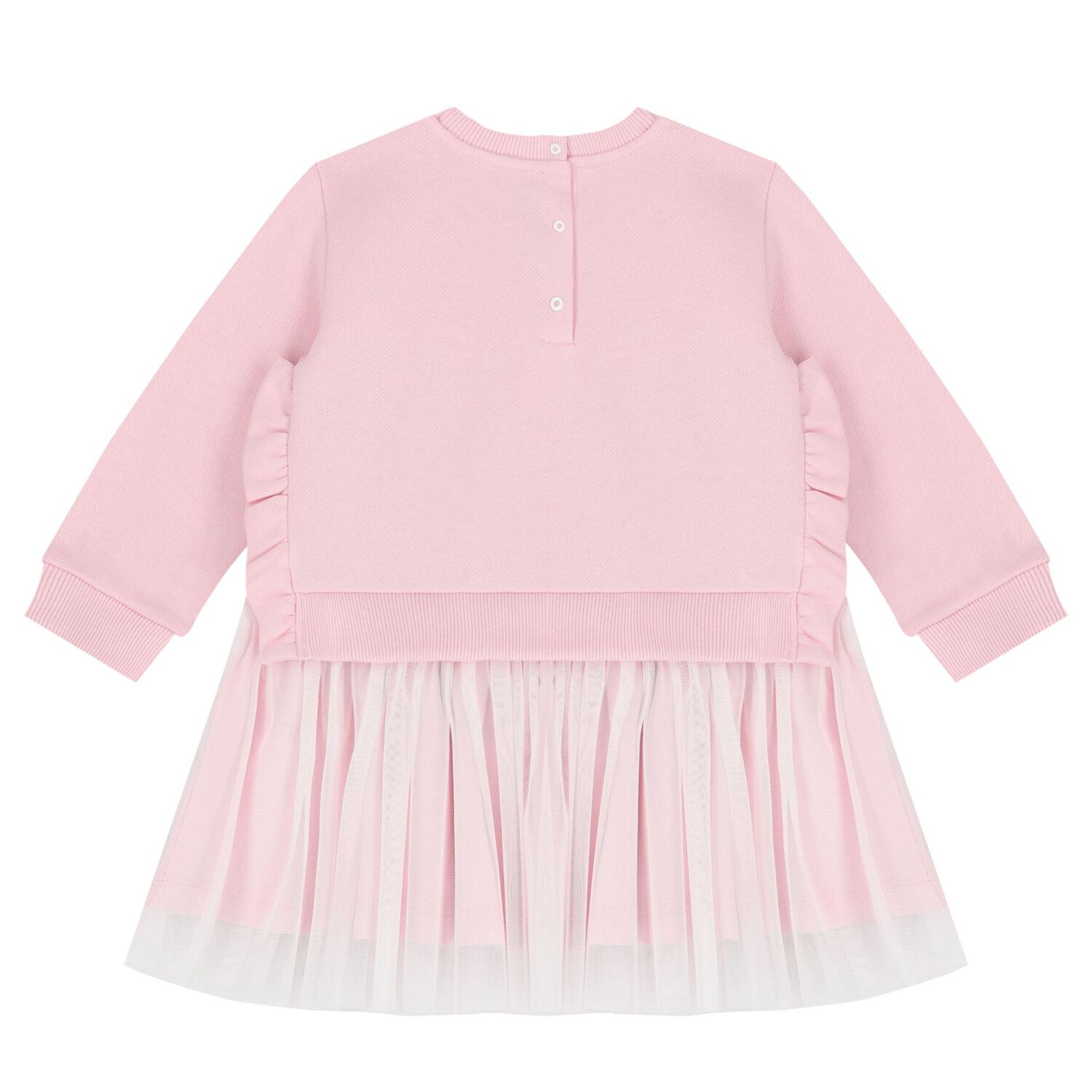 Younger Girls Pink Logo Dress Set, 1, hi-res