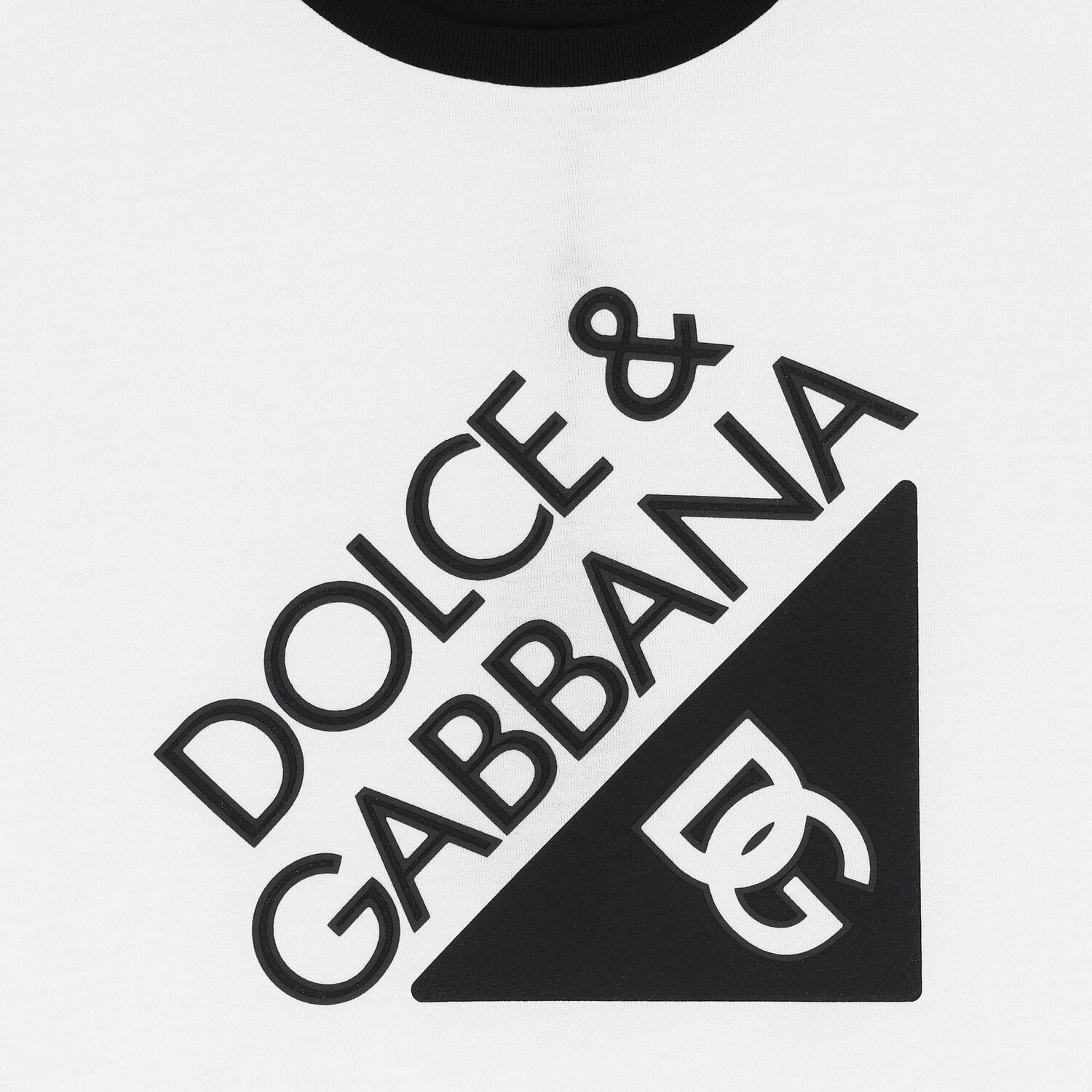 تيشيرت اولاد بالشعار باللون الابيض, 1, hi-res