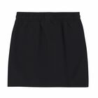 Girls Black Logo Skirt, 1, hi-res
