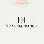 تيشيرت بنات بالشعار باللون العاجي, 3, hi-res