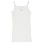 طقم فستان بنات باللون الذهبي والأبيض, 1, hi-res