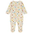 أفرول بنات بالشعار باللون البيج, 1, hi-res