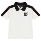 Boys White & Black Shorts Set, 1, hi-res