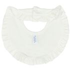 White Teddy Bear Baby Bib, 1, hi-res