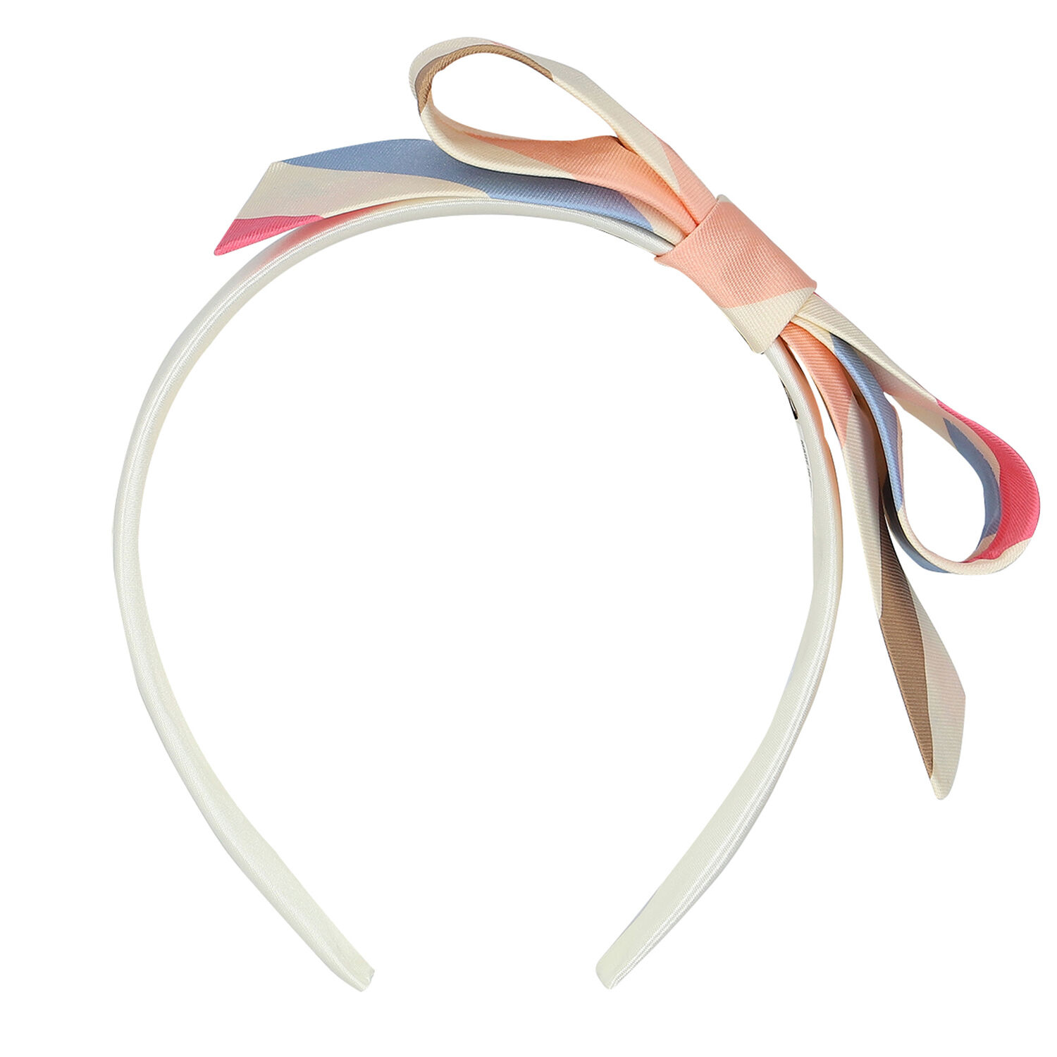 Girls Multi-Colored Striped Headband, 2, hi-res image number null
