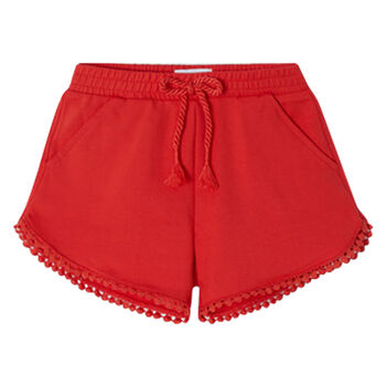 Girls Red Shorts