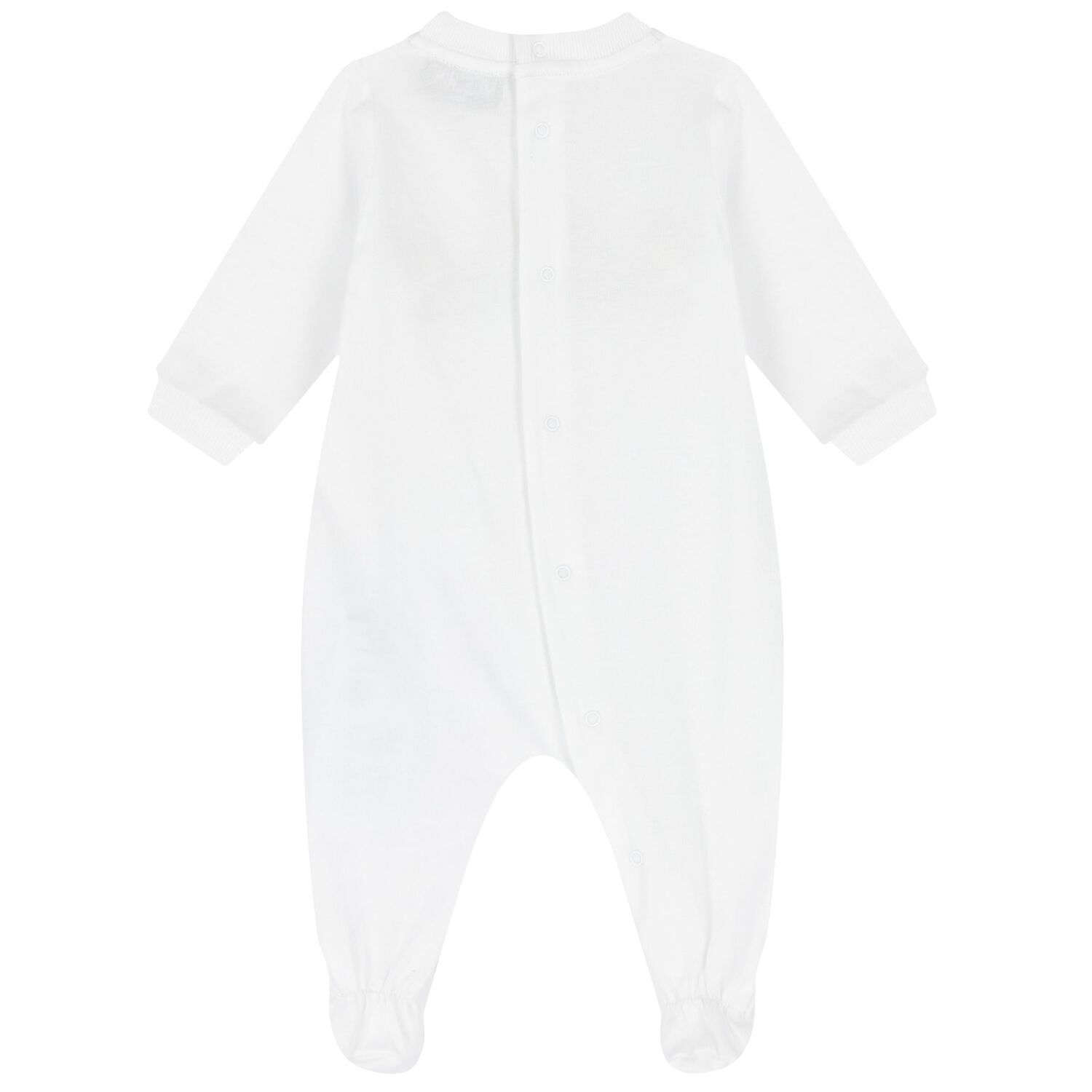 White Teddy Bear Logo Babygrow Gift Set, 3, hi-res