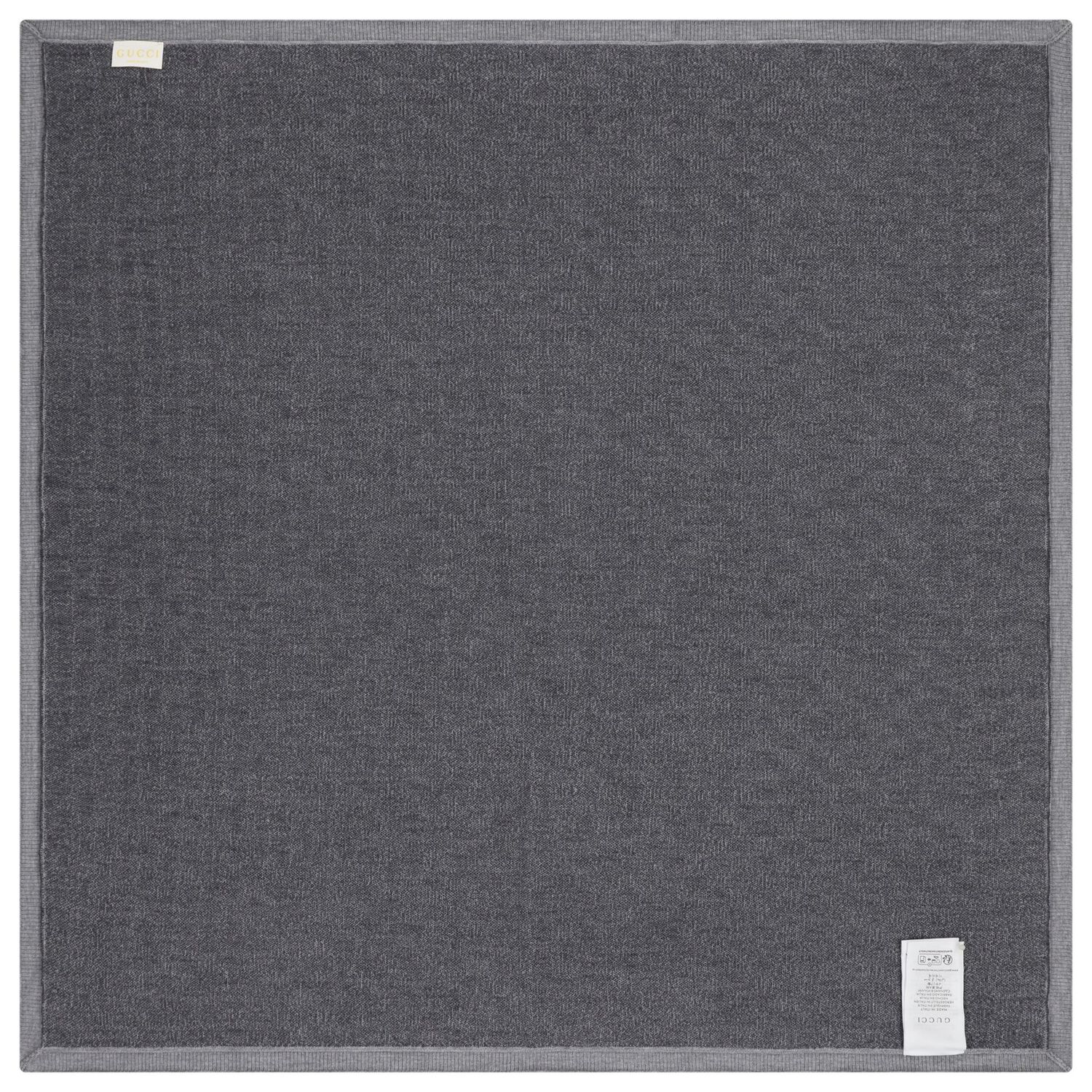 Grey GG Logo Baby Blanket, 3, hi-res