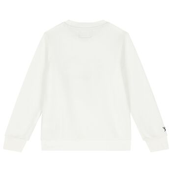 Boys Ivory Logo Sweatshirt