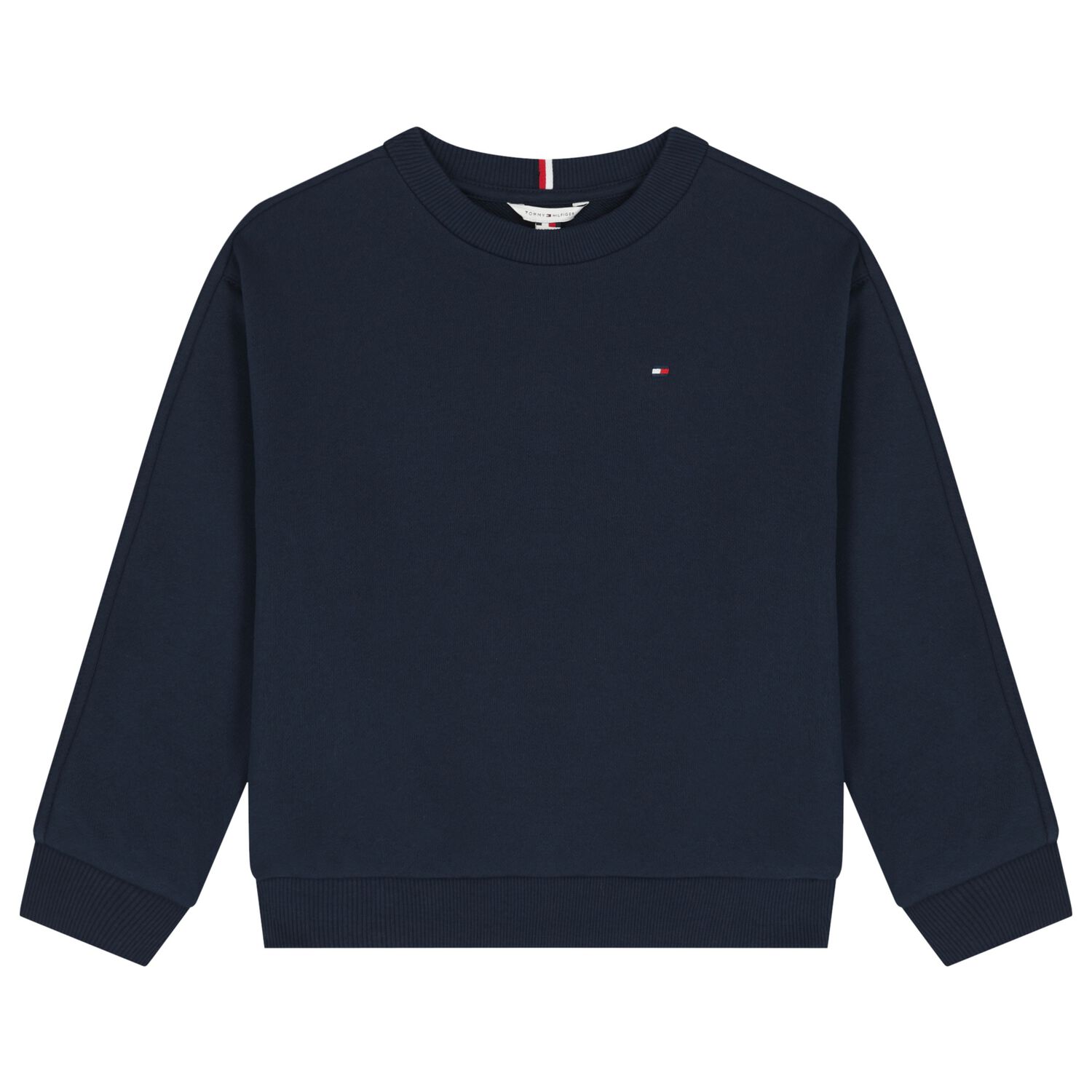 Boys Navy Blue Logo Sweatshirt, 1, hi-res