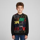 Black Logo Sweatshirt, 1, hi-res