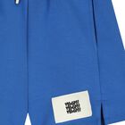Boys Blue Logo Shorts, 2, hi-res