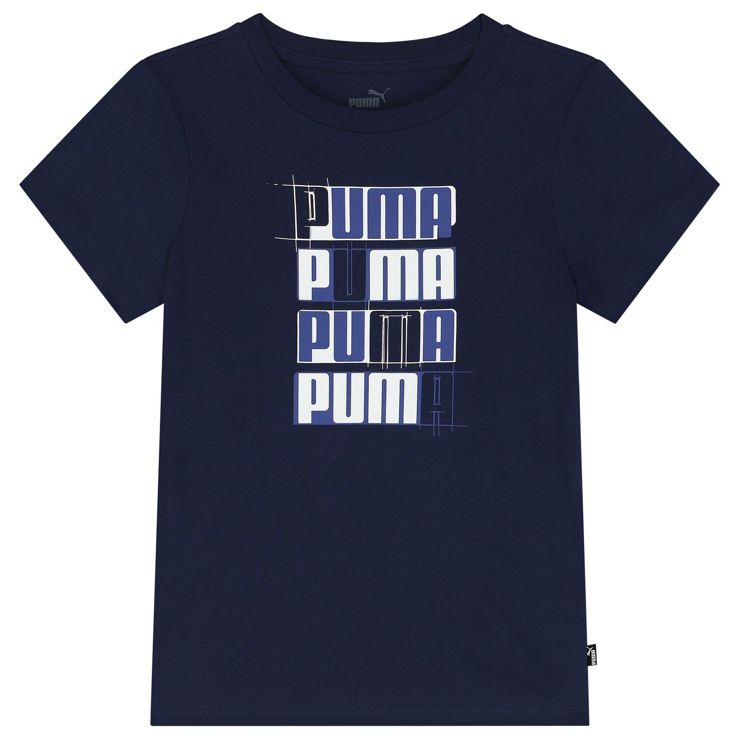 Boys Blue Logo T-Shirt, 2, hi-res