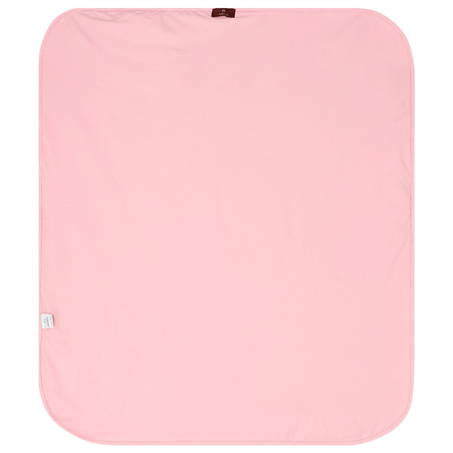 طقم بنات بالشعار باللون الوردي, 1, hi-res