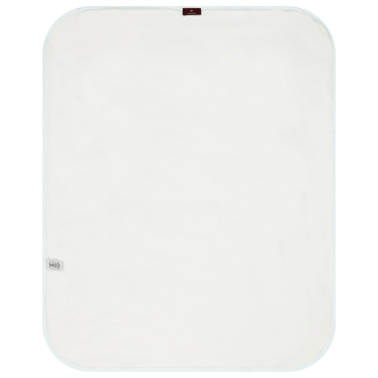 Baby Boys White & Blue Logo Blanket, 2, hi-res