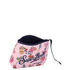 Girls White & Pink Aline Logo Pouch ( 15cm ), 1, hi-res