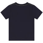 Boys Navy Logo T-Shirt, 1, hi-res