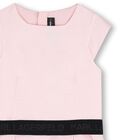 Girls Pink Logo Dress, 1, hi-res