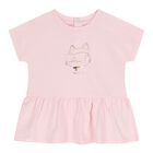 Baby Girls Pink & White Leggings Set, 1, hi-res