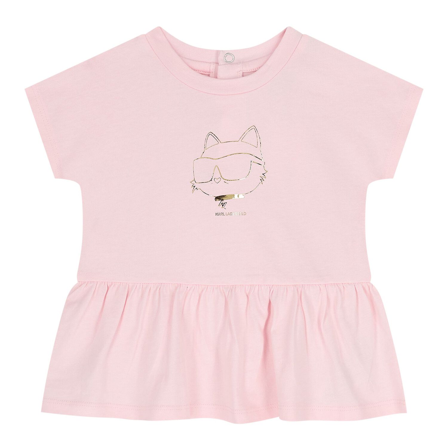 Baby Girls Pink & White Leggings Set, 1, hi-res