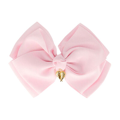 Girls Fairy Pink Bow Hairclip