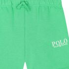 Boys Green Jersey Shorts, 1, hi-res