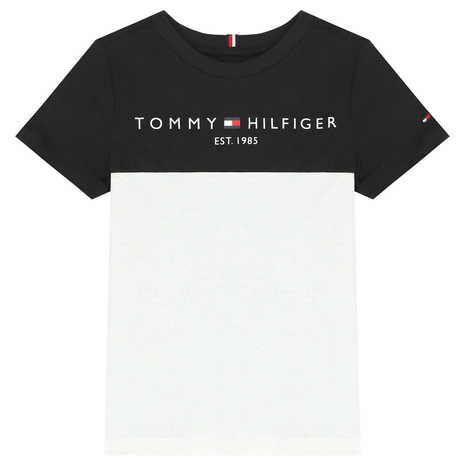 تيشيرت بالشعار باللون الأبيض والأسود للأولاد, 2, hi-res