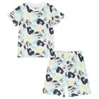 Boys White Batman Logo Shorts Set, 1, hi-res