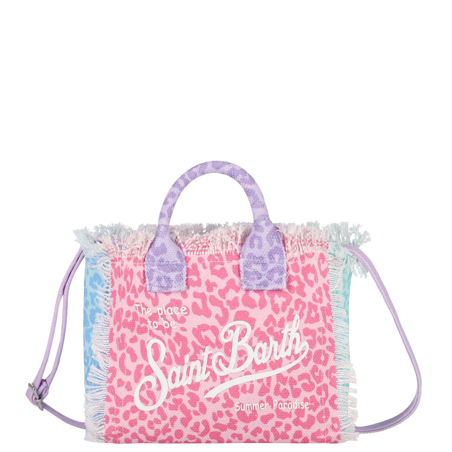 Girls Multi-Coloured Vanity Leopard Mini Handbag ( 22cm ), 1, hi-res