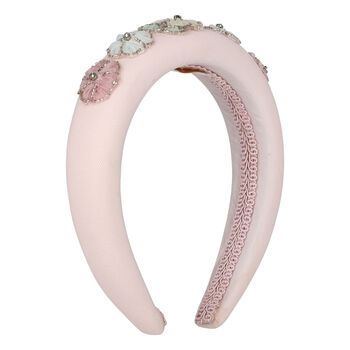 Girls Pink Flower Headband