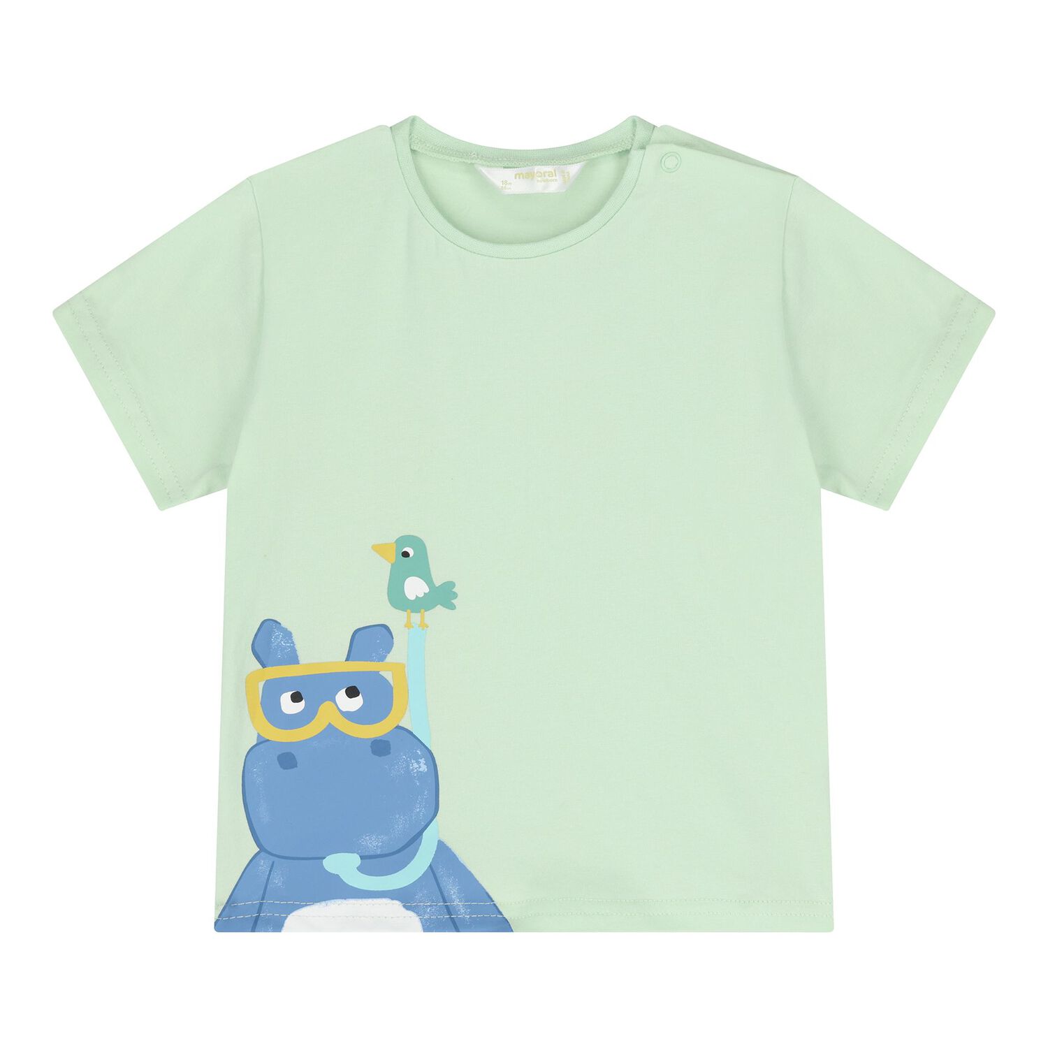 طقم سباحة للأولاد الرضع باللون الاخضر , 2, hi-res