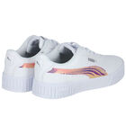 Girls White Carina Trainers, 1, hi-res