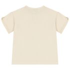 طقم لبجنز للبنات مزين الزهور باللون البيج والاخضر , 2, hi-res