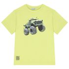 Boys Neon Green Monster Truck T-Shirt, 2, hi-res
