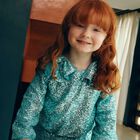 Girls Aqua Embellished Sequin Skirt Set , 1, hi-res