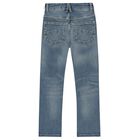 Boys Blue Denim Jeans, 1, hi-res