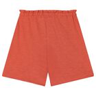 طقم شورت بنات باللون العاجى والأحمر, 1, hi-res