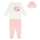 Baby Girls Ivory & Pink Gift Set, 1, hi-res