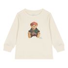 Baby Boys Ivory & Beige Polo Bear Tracksuit, 1, hi-res